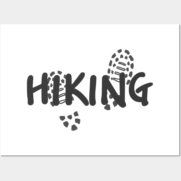 Hiking Mountains Print Wall Art by Merch ArtsJet